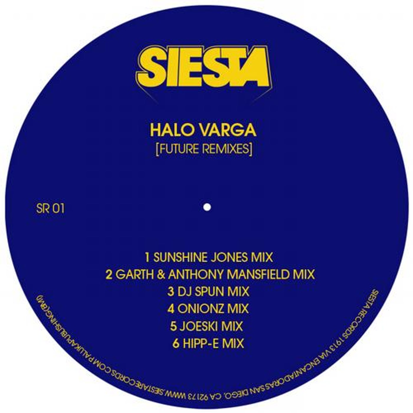 Future Remixes — vinyl label