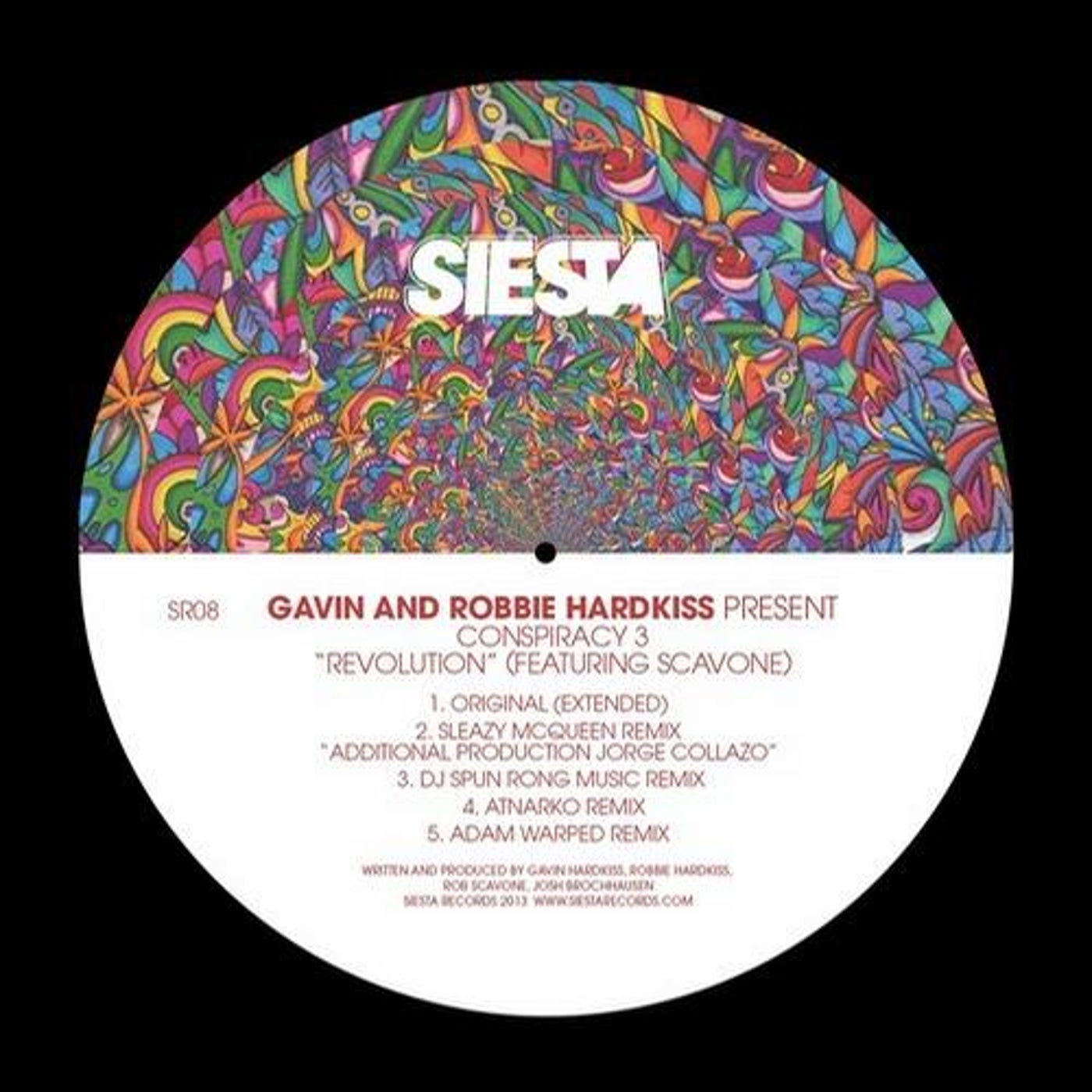 Revolution — vinyl label