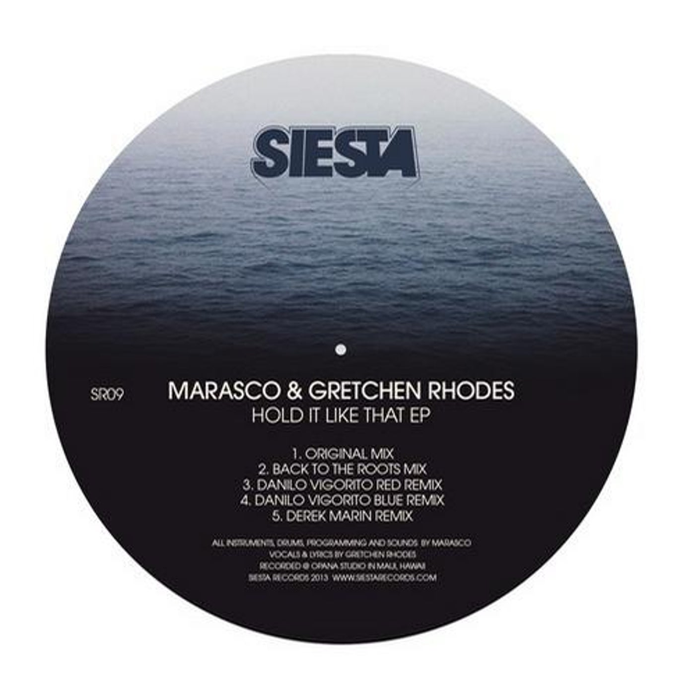Hold It Like That — vinyl label