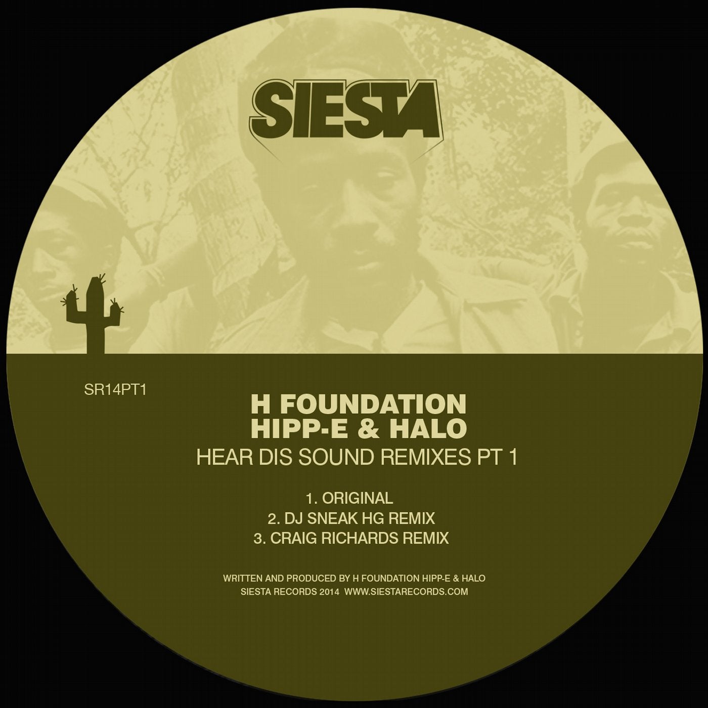 Hear Dis Sound Remixes PT 1 — vinyl label